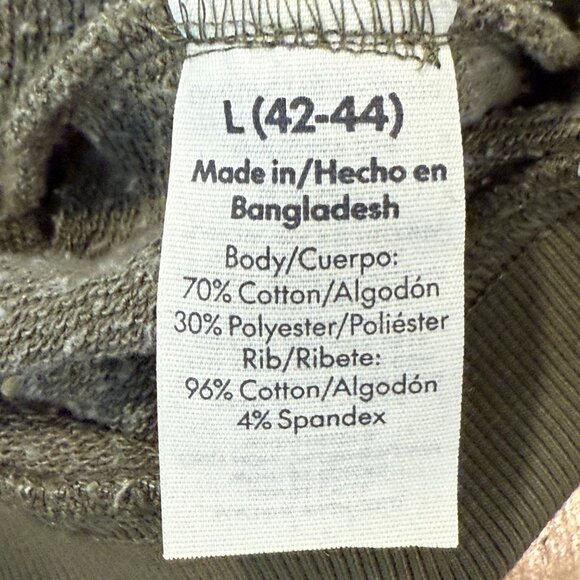 NWT No Boundaries UNISEX‎ Army Green Lightweight Hoodie Size Large - Picture 5 of 7